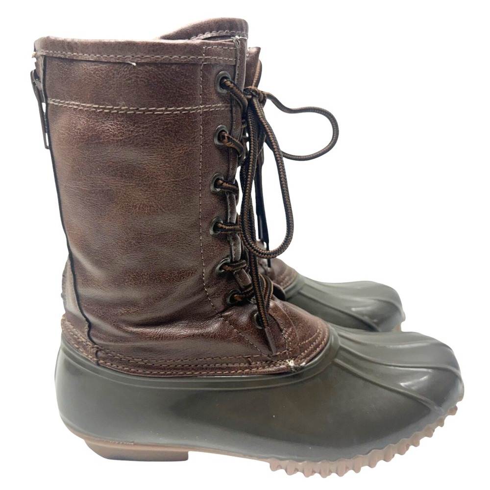 Madden Girl Flurry‎ Size 7.5 Hunter Green Duck Boots